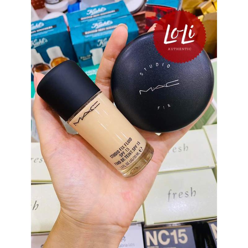 [ CHÍNH HÃNG] Bộ Trang Điểm Kem Nền + Phấn Phủ MAC