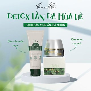 Kem face rau má jiuhe acnes - kem face mụn rau má thanh tô