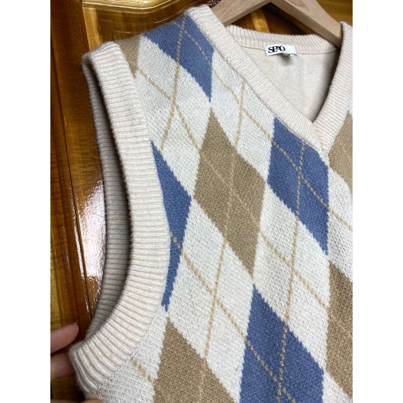 Áo len gile nữ nội địa Hàn hiệu Spao