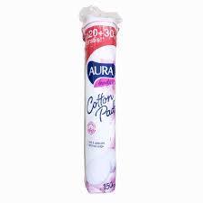 Bông tẩy trang Aura 150 Miếng