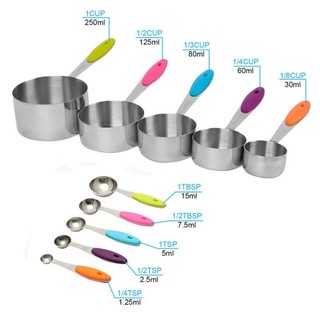 Bộ muỗng đong inox 5 kích thước