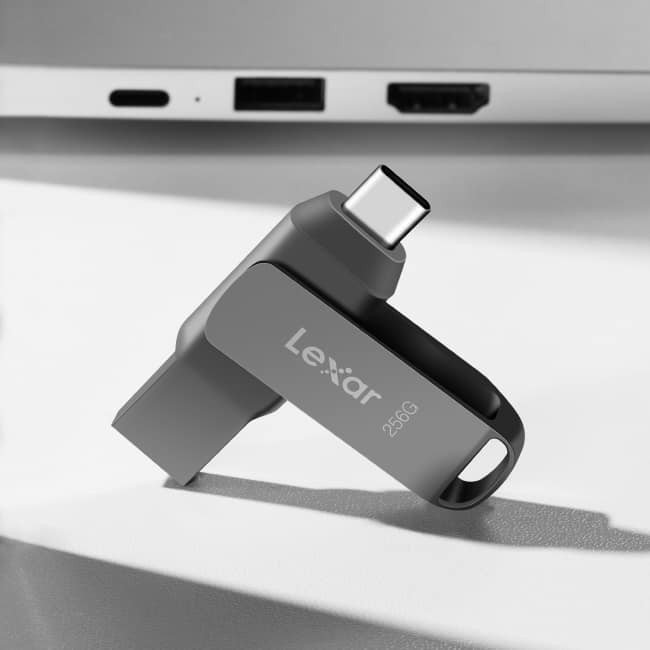 USB OTG Lexar 32GB / 64GB / 128GB JumpDrive Dual Drive D400