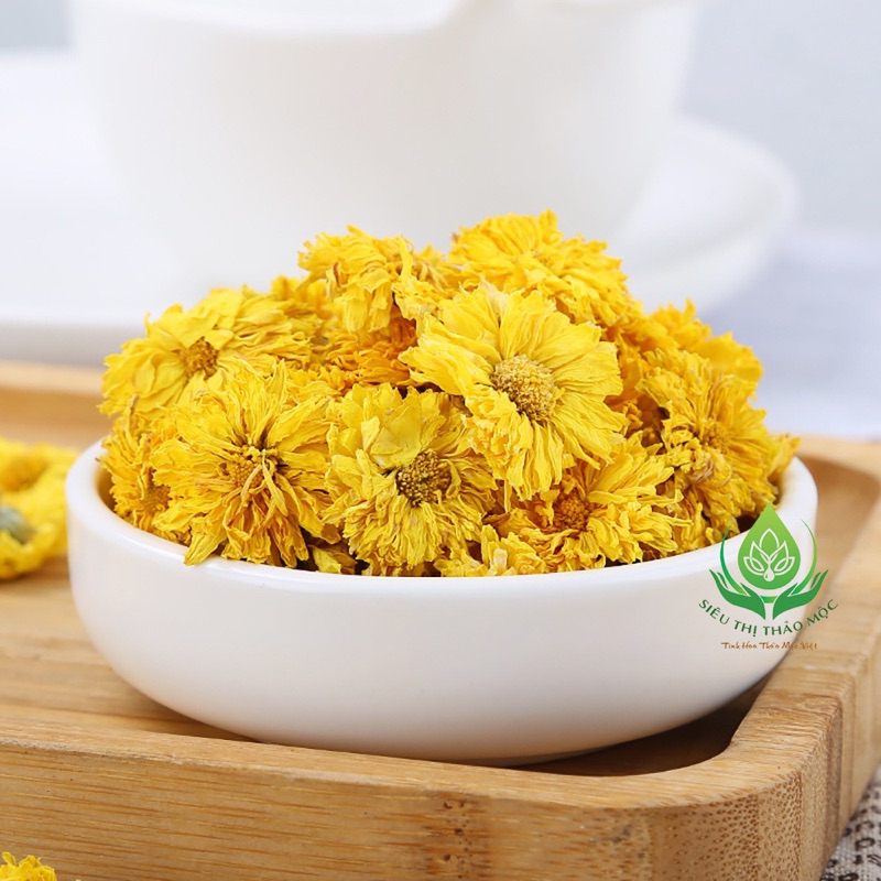 100gr Trà Hoa Cúc Vàng Sấy Khô  Nguyên Bông Tự Nhiên