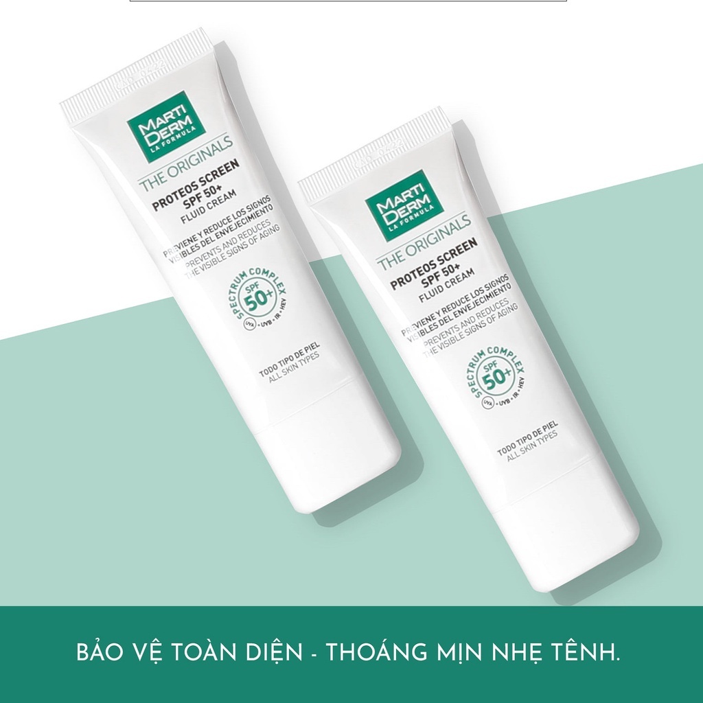 Kem Chống Nắng Martiderm The Originals Proteos Screen SPF50+ 40ml
