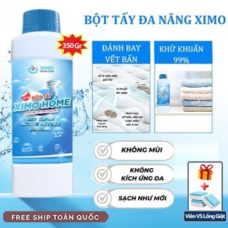  Bột Ximo Home 350g Tẩy Trắng Quần Áo Tẩy Vết Bẩn Đa Năng - Vết Bẩn Nấm Mốc Ố Vàng Khử Khuẩn An Toàn 