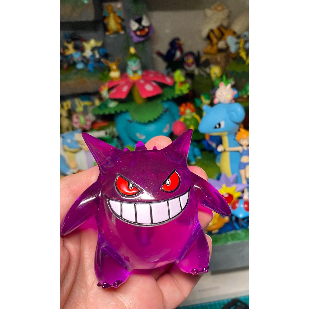 Tanoshii Shop - Mô hình Pokemon - Pikachu dỗ dành mặt hề, Gengar clear, cubone 9cm