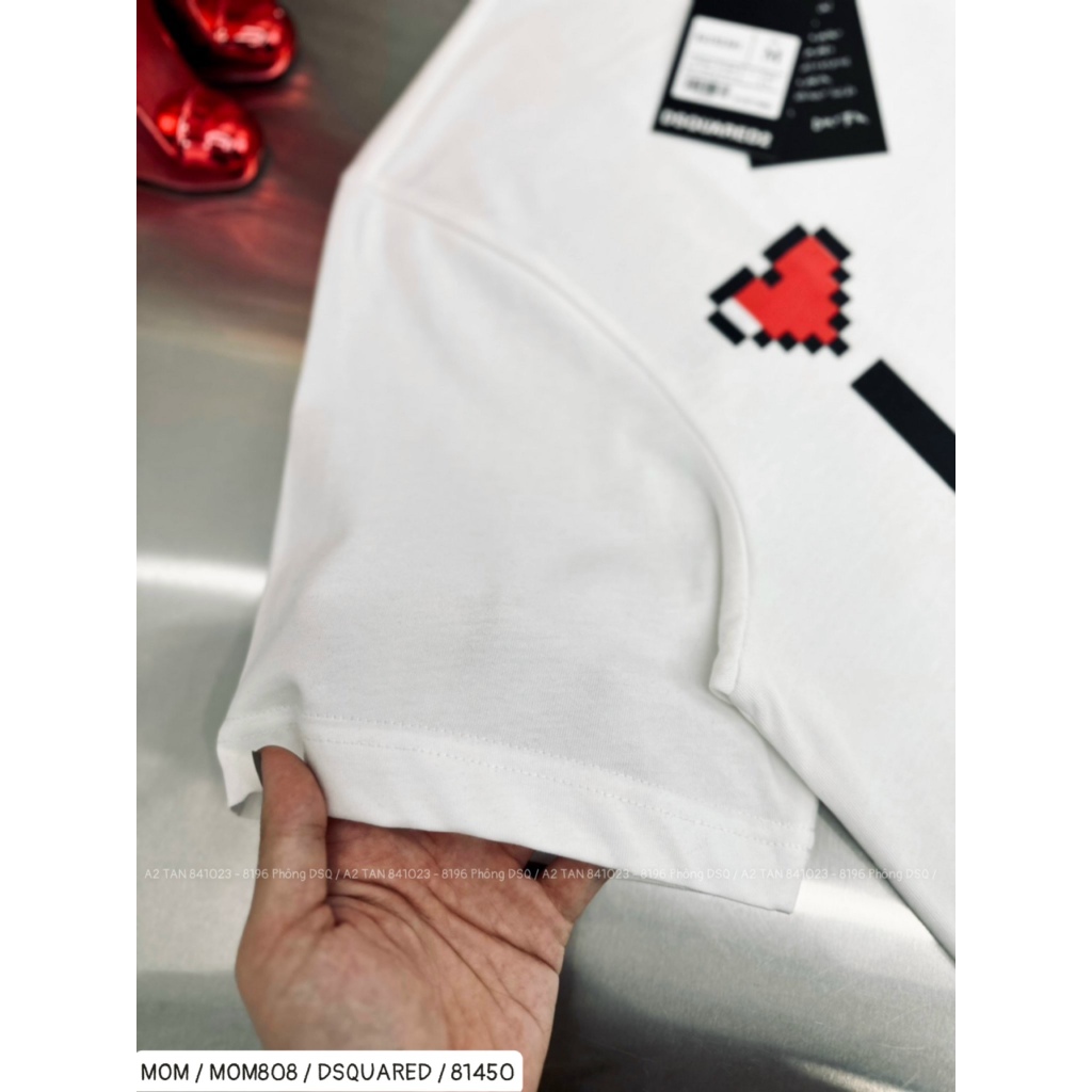 Áo thun nam nữ họa tiết in ICON TRÁI TIM - Minecraft siêu chất - Áo phông cổ tròn ngắn tay