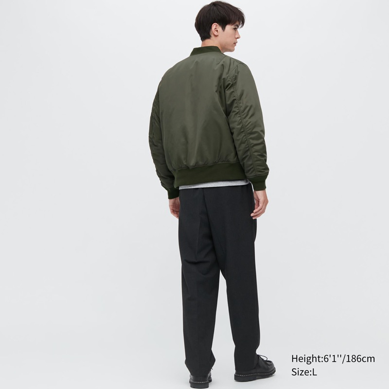 Áo khoác Bomber U-ni-Qlo 3 lớp