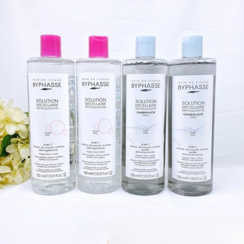 Nước Tẩy Trang Byphasse Solution Micellaire 500ml Làm Sạch Da