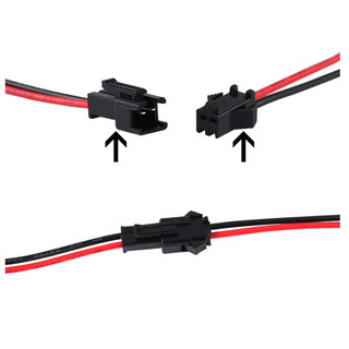 Dây giắc kết nối nhanh sm đực - cái 2.54mm 2p, cặp dây kết nối nhanh