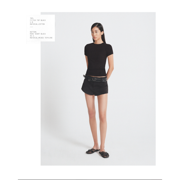 Quần Short ngắn kiểu - ASPIRIN MINI LOW WAIST SHORT