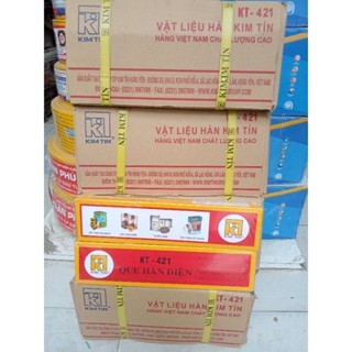 1 thùng que hàn điện Kim Tín 2,5ly và 3,2ly