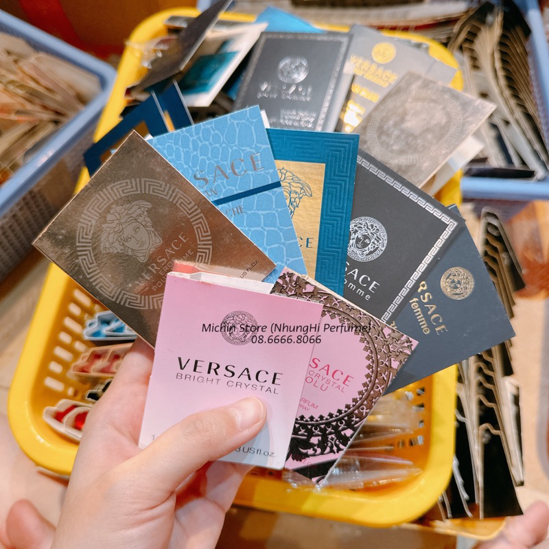 Mẫu thử Vial nước hoa Versaccce đủ mẫu 2ml