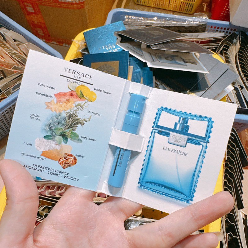 Mẫu thử Vial nước hoa Versaccce đủ mẫu 2ml