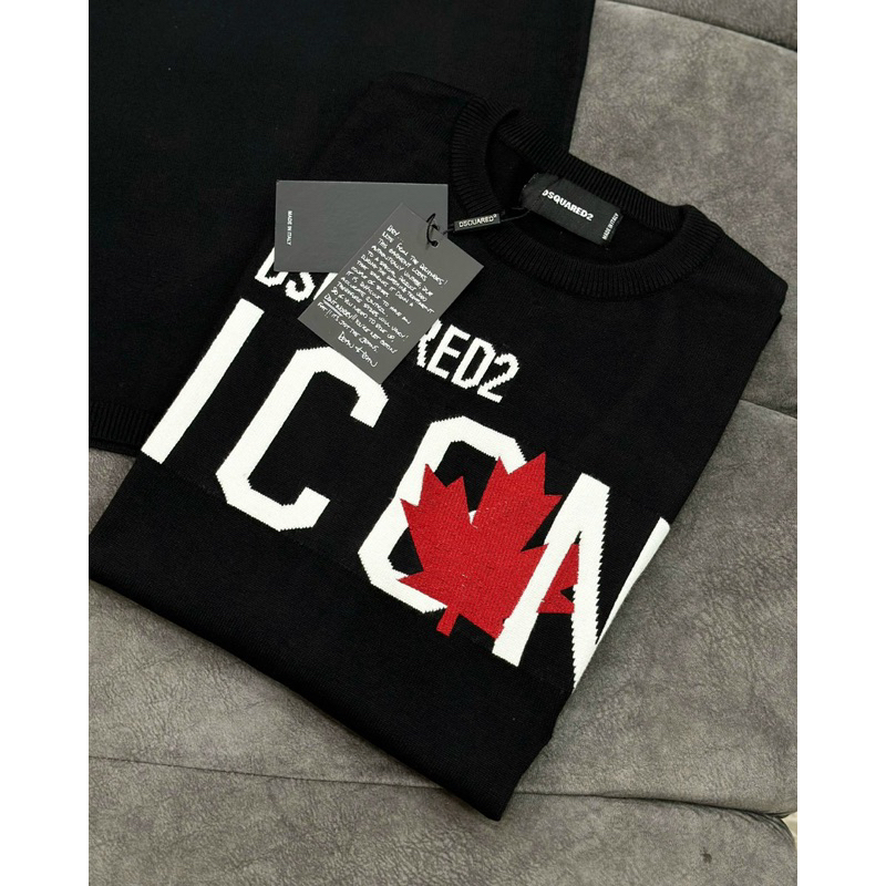 Áo Thun DSQ 063 Nam Siêu Cấp Hai Màu Đen Trắng Chất Liệu Cotton Thời Trang Nam