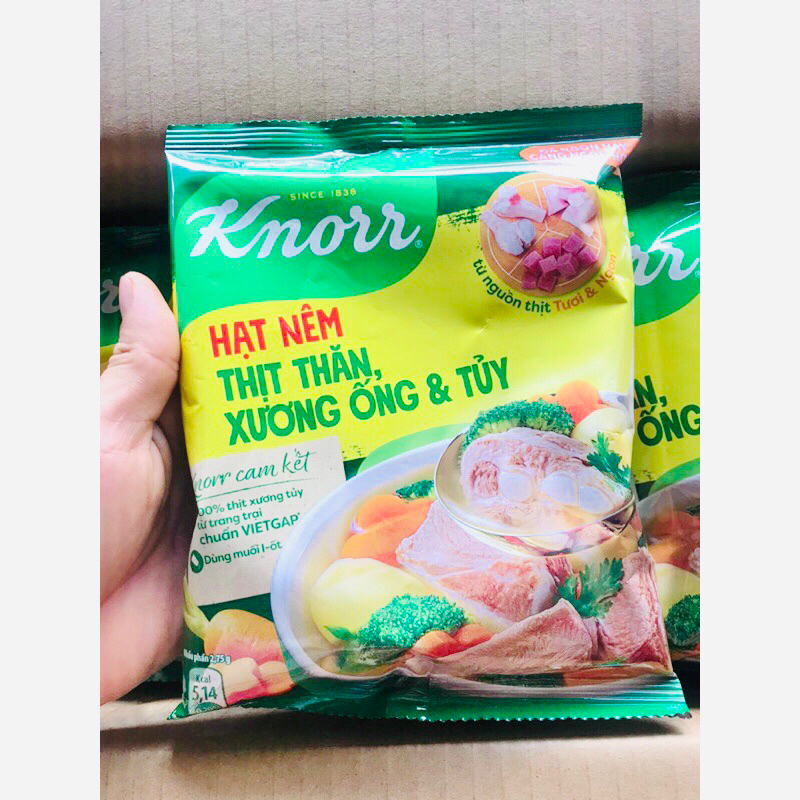 Hạt nêm Knorr thịt thăn, xương ống và tuỷ