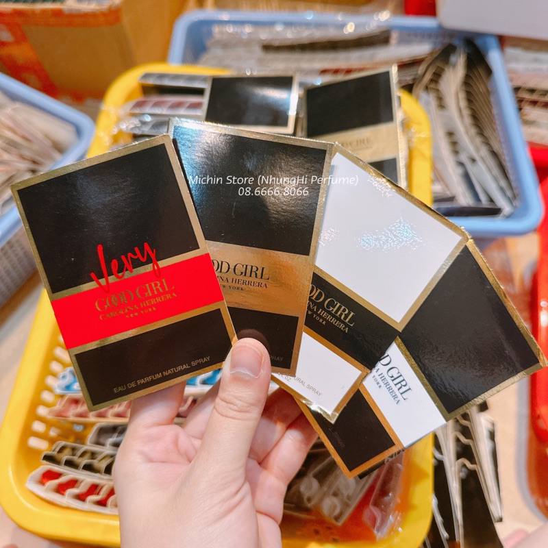 Mẫu thử Vial nước hoa Good Girl đủ mẫu 2ml