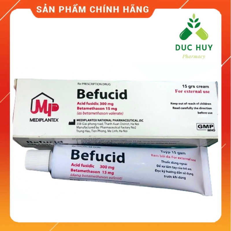 Kem bôi ngoài da Befucid