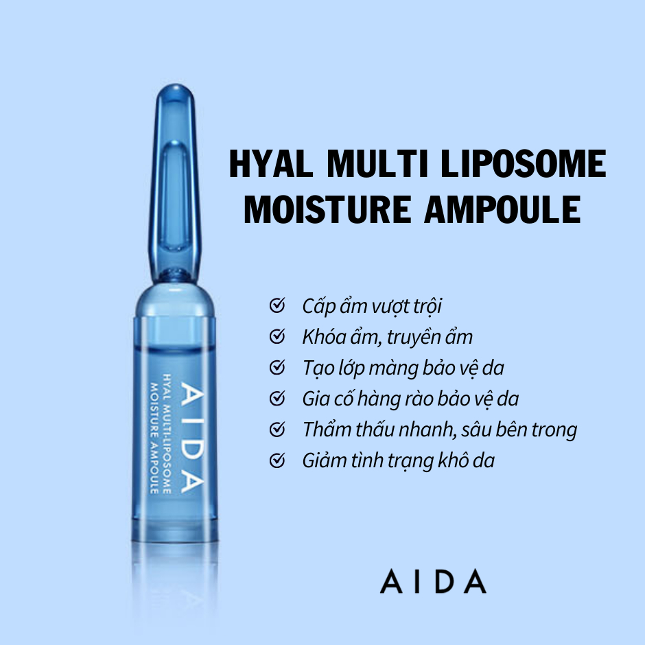 Tinh chất cấp ẩm AIDA Hyal Multi Liposome