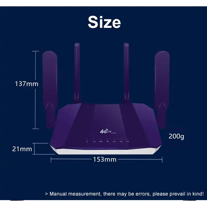 Bộ Phát Wifi Từ Sim 4G HICO R8 tốc độ wifi 300Mbps 4 Anten,Hỗ Trợ Tối Đa 32 User, Nguồn Điện 5V Tiện Lợi