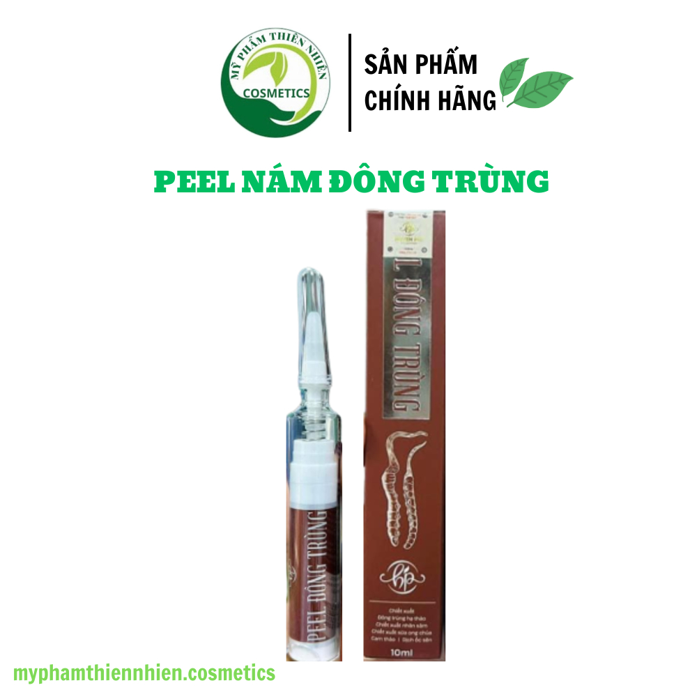 Peel da đông trùng Huyền Phi giúp bong tróc các vết nám tàn nhang thâm nách làm trắng da chống lão hóa 10ml