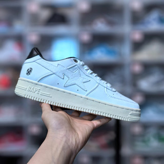 Giày sneaker ape bape star "vintage bape black/white/black snake"