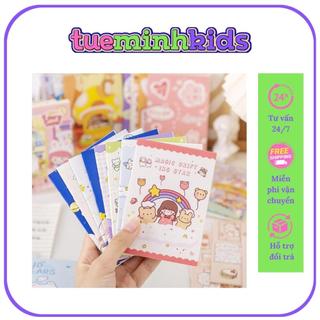 Sổ Tay Mini 32 Trang Ghi Chú Giấy Kẻ Ly Tiện Lợi Nhiều Mẫu Hoạt Hình Dễ Thương Tuệ Minh Kid's