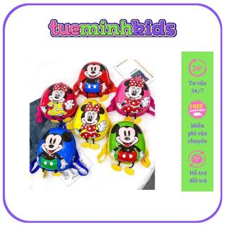 Balo Cho Bé Tuệ Minh Hình Có Hình Mickey Và Minnie Chống Thấm Nước Cho Bé Trai Bé Gái Từ 1 Đến 5 Tuổi