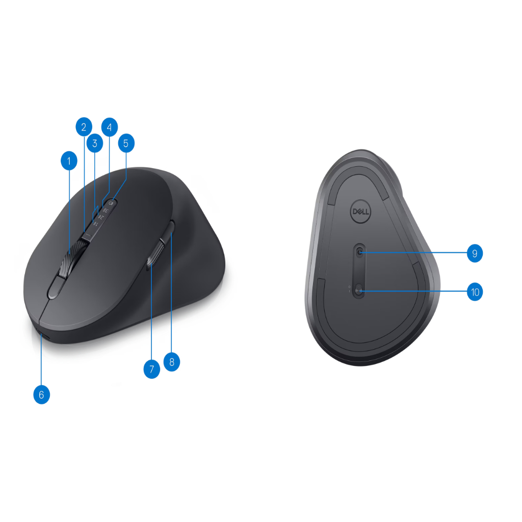 Bàn Phím Chuột Không Dây Dell KM900 - Hàng Chính Hãng - BH 1 năm - Có Xuất VAT