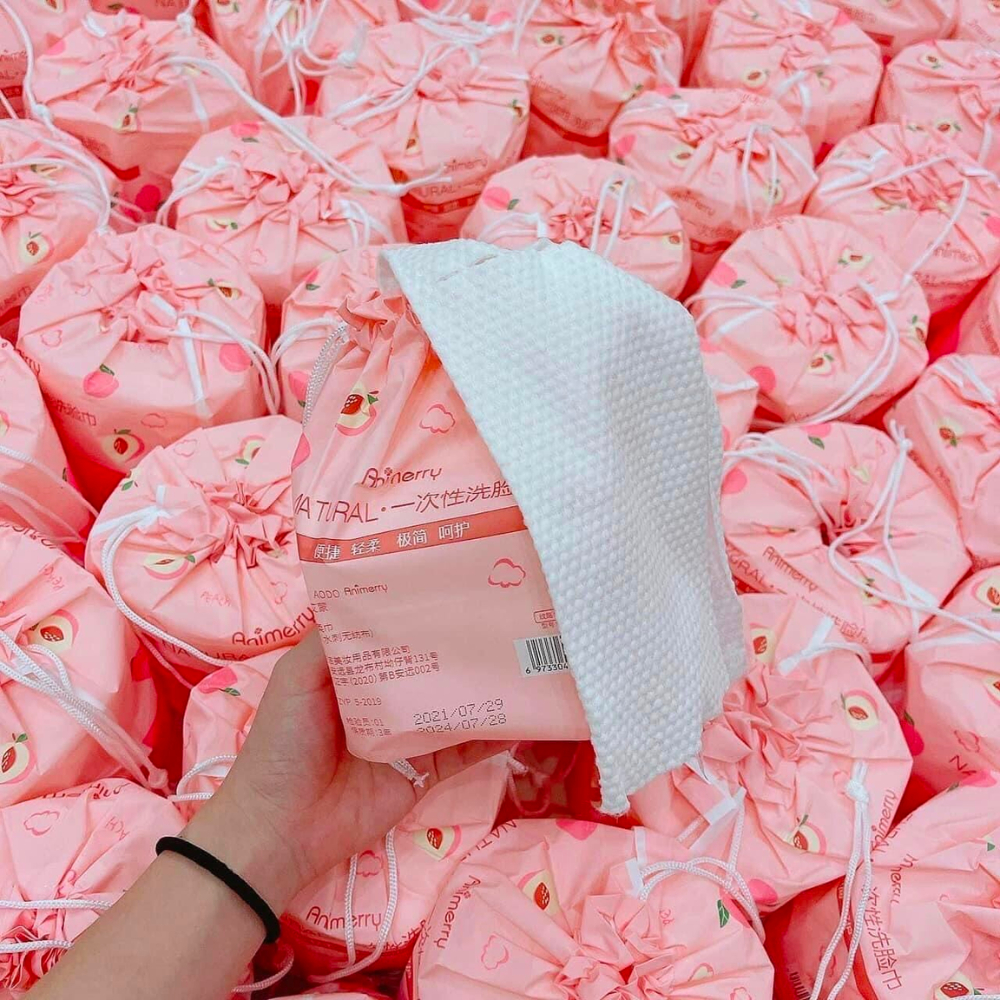 Khăn Mặt Khô Animerry Dùng 1 Lần Siêu Mềm Dai 100% Cotton