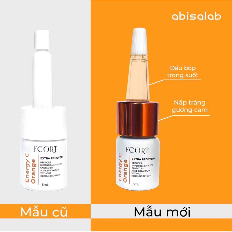 Serum Black sugar cải tiến _ Energy C Orange Fcort giảm mụn