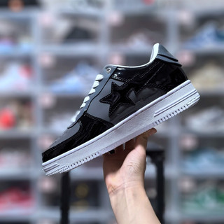 Giày sneaker ape bape star "grey black/royal blue/grey"