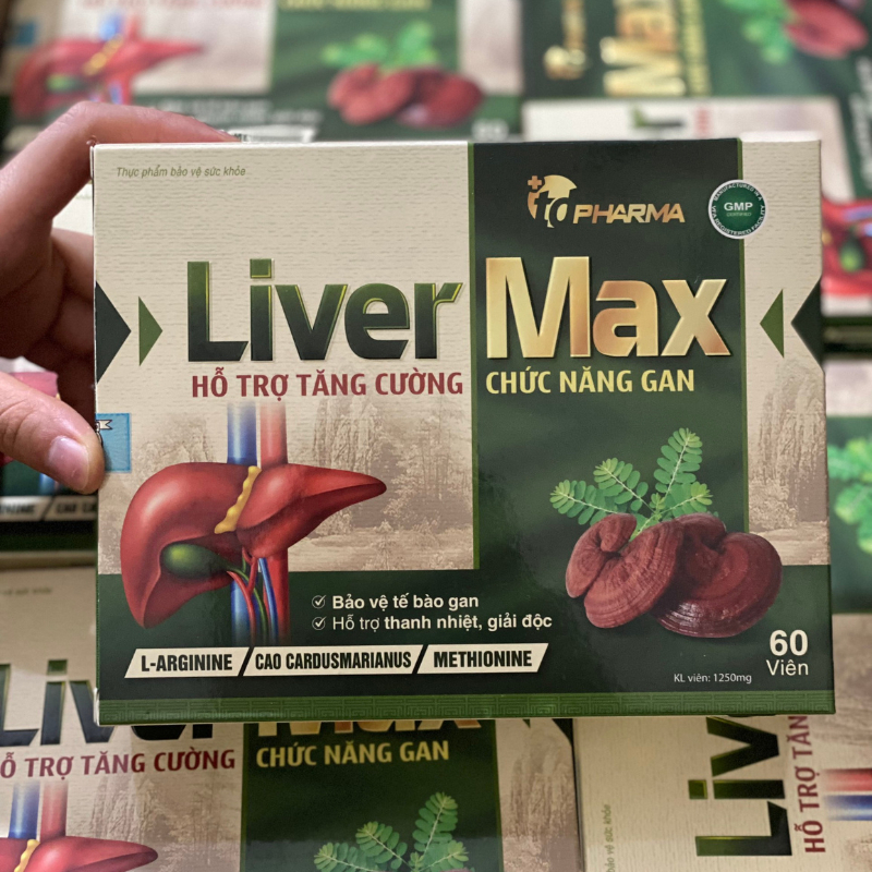 LIVER MAX - HỖ TRỢ TĂNG CƯỜNG CHỨC NĂNG GAN - BẢO VỆ TẾ BÀO GAN - THANH NHIỆT GIẢI ĐỘC-TPCN