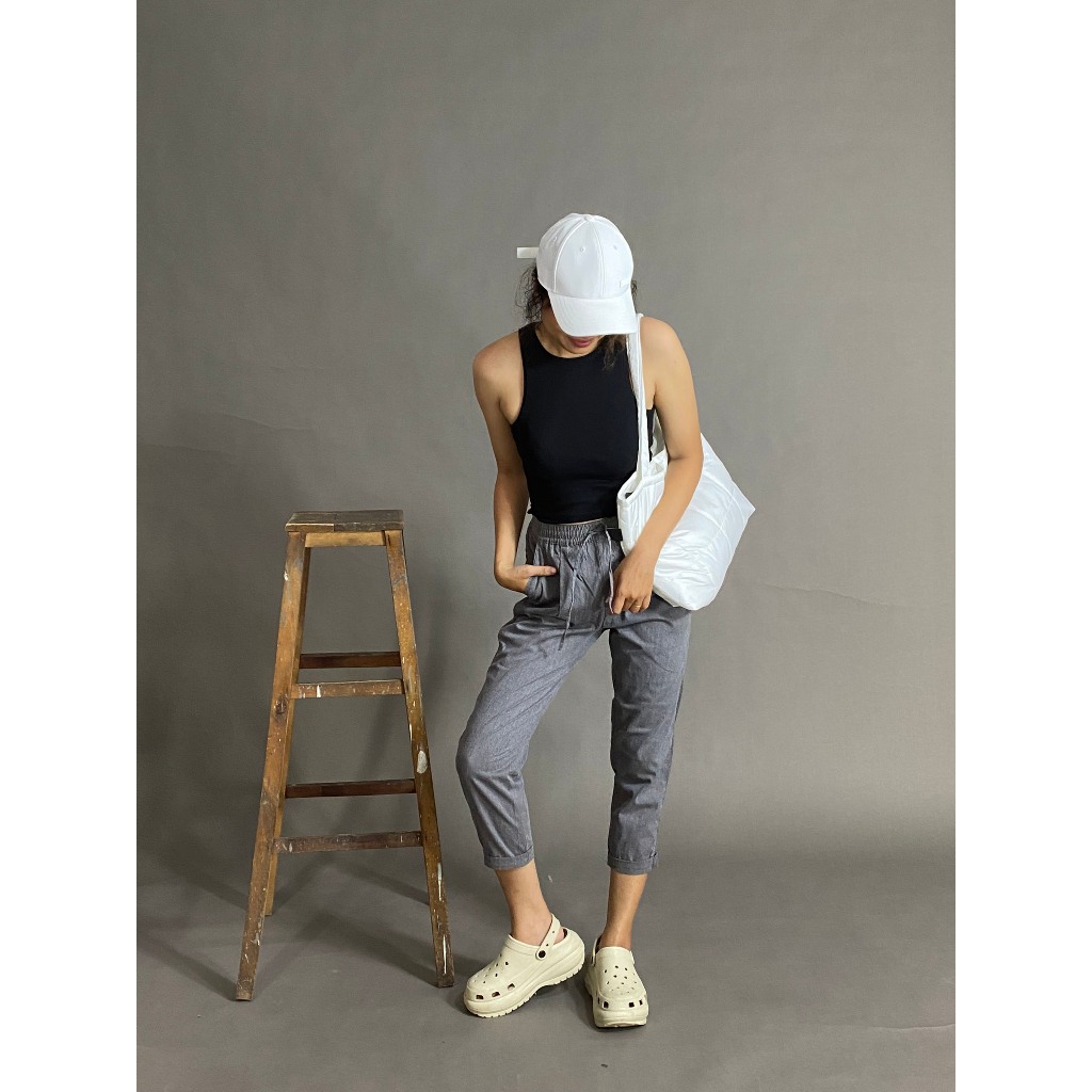 🌸 Hè xinh xẻo cùng chiếc quần BAGGY KAKI phong cách công sở, chất kaki cotton wash mềm phối sọc thun co giãn.