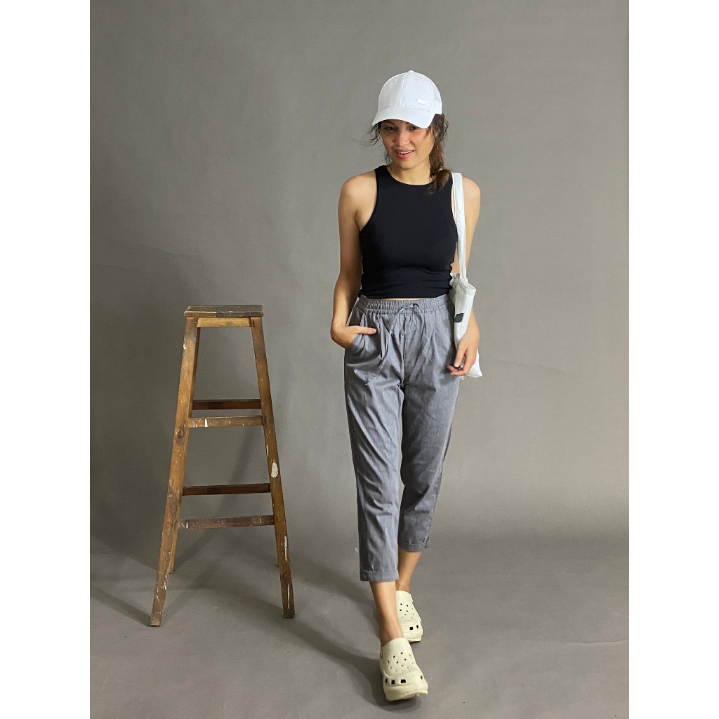 🌸 Hè xinh xẻo cùng chiếc quần BAGGY KAKI phong cách công sở, chất kaki cotton wash mềm phối sọc thun co giãn.