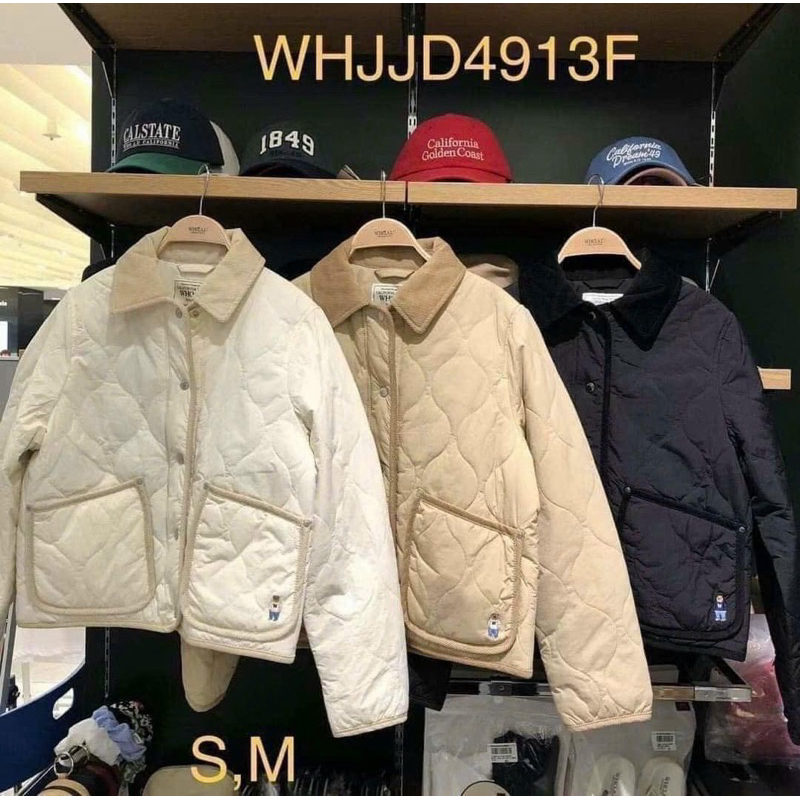 Áo khoác WHOAU chần bông authentic