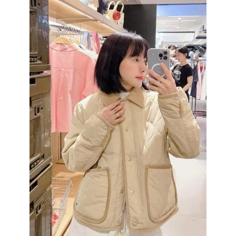 Áo khoác WHOAU chần bông authentic