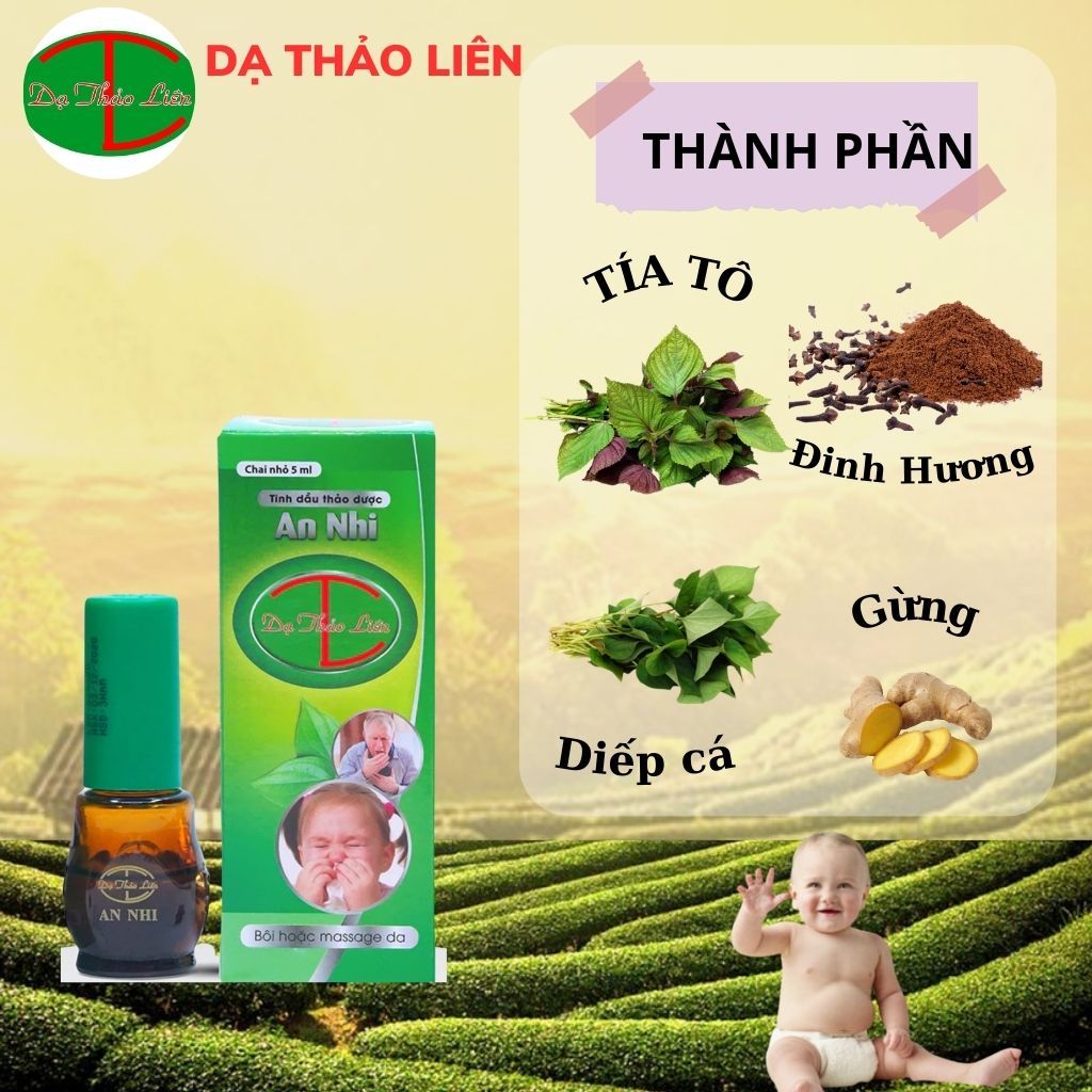 Tinh Dầu An Nhi Dạ Thảo Liên Hỗ Trợ Làm Sạch Và Thông Thoáng Đường Hô Hấp Cho Bé Yêu 20ml