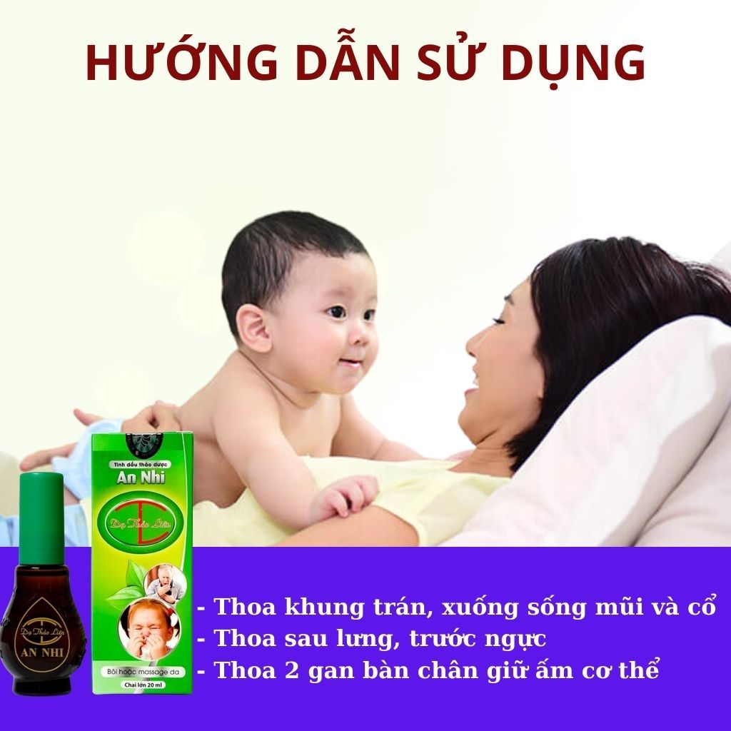 Tinh Dầu An Nhi Dạ Thảo Liên Hỗ Trợ Làm Sạch Và Thông Thoáng Đường Hô Hấp Cho Bé Yêu 20ml