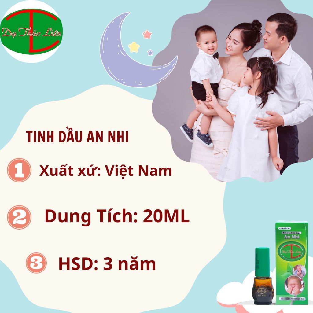 Tinh Dầu An Nhi Dạ Thảo Liên Hỗ Trợ Làm Sạch Và Thông Thoáng Đường Hô Hấp Cho Bé Yêu 20ml