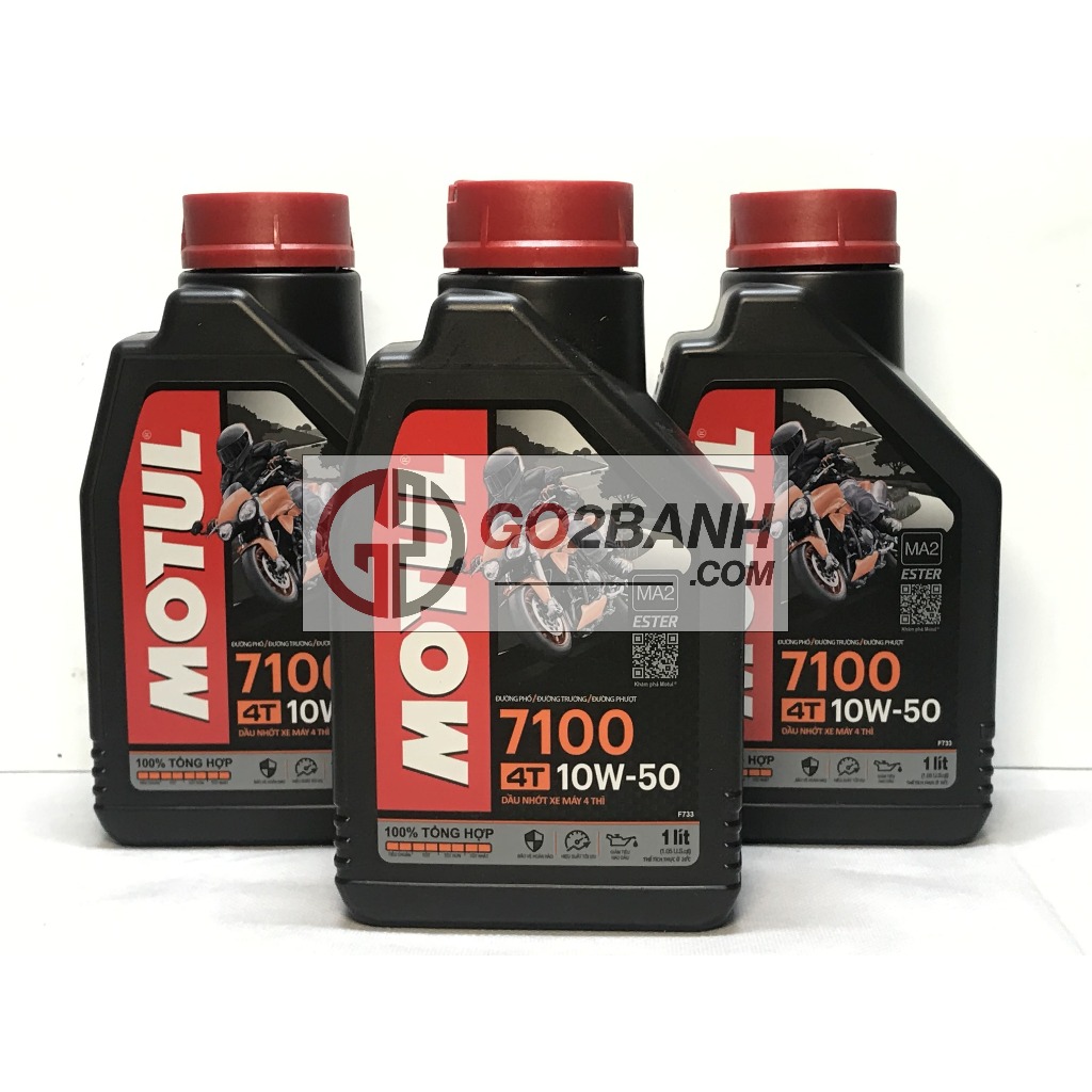 Nhớt Xe Phân Khối Lớn Motul 7100 10W50 100% Tổng Hợp