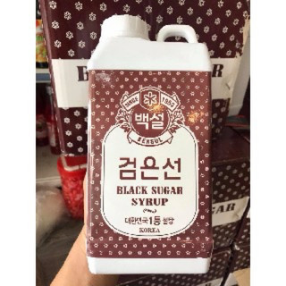 Syrup Đường Đen Black Sugar - Can 1L