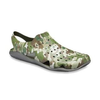 giày sandal crocs, giày lười nhựa đi mưa Crocs swiftwater wave camo đi bộ, đi chơi, đi làm, chống hôi chân cho nam