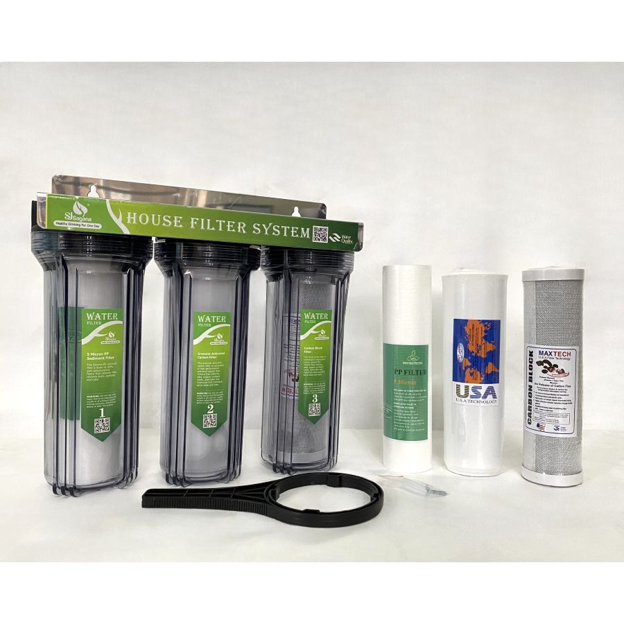 Bộ lọc sinh hoạt 3 cấp 10in 3 trong