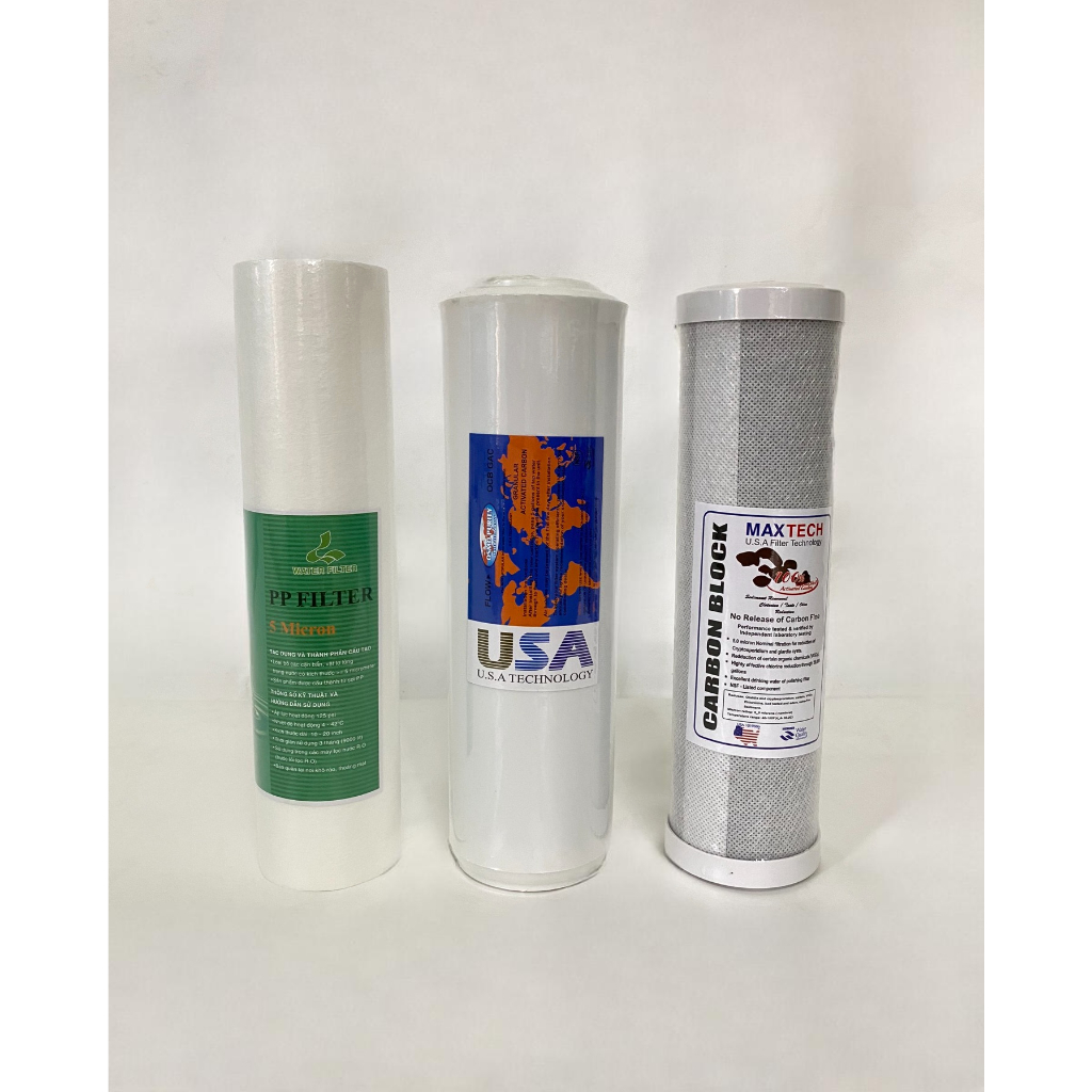 Bộ lọc sinh hoạt 3 cấp 10in 3 trong