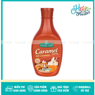 Sốt Topping Caramel Golden Farm 630g