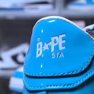 Giày sneaker ape bape star "unc blue/orange/green"