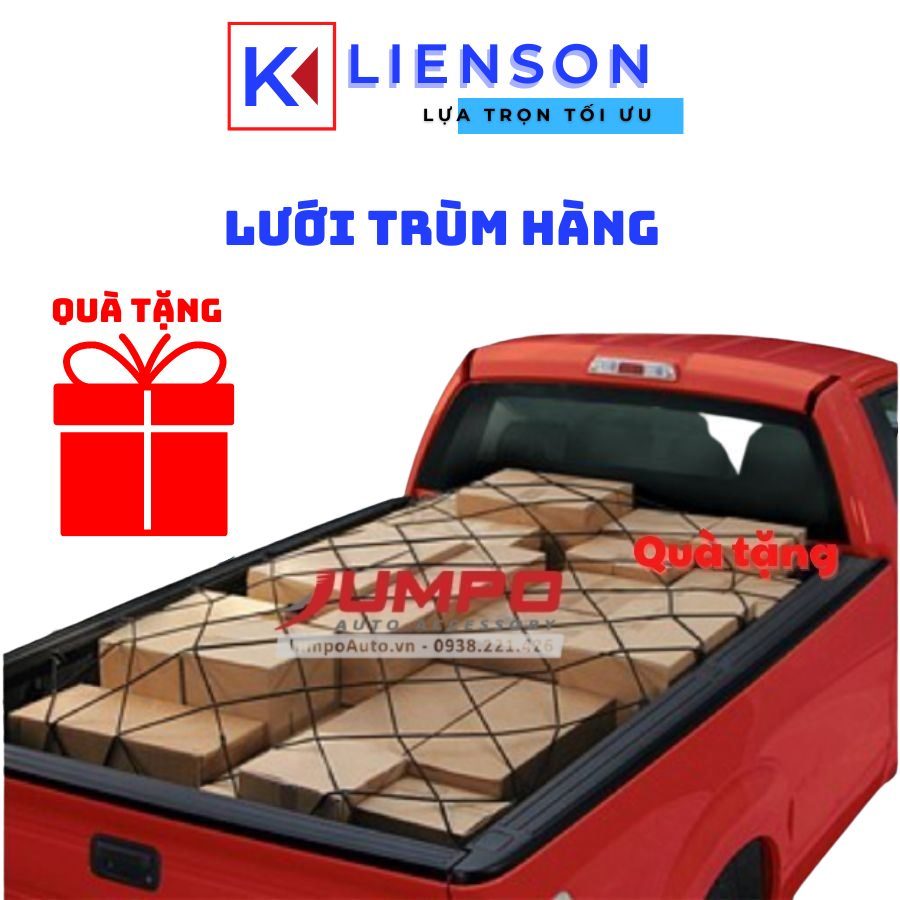 Lưới thun thùng xe bán tải 120x180cm móc nhựa 14c - Cơ Khí Liên Sơn Kho Sài Gòn