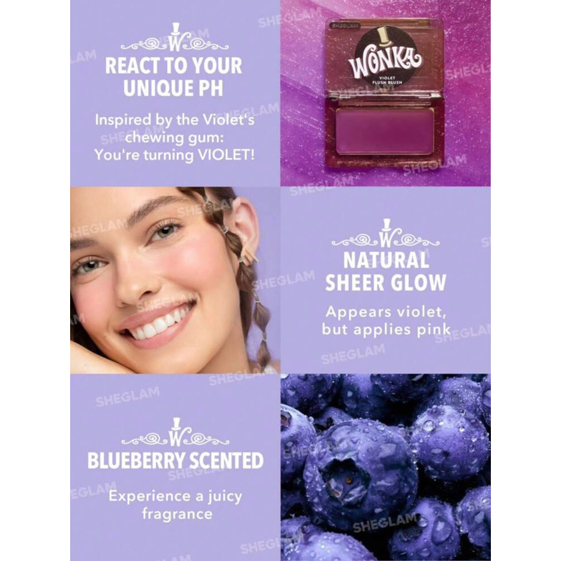 Phấn má SHEGLAM hương việt quất