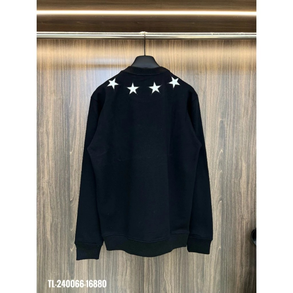 Áo Sweater Nam Nữ , Áo Cổ Tròn Chất Nỉ In Hình Ngôi Sao N07